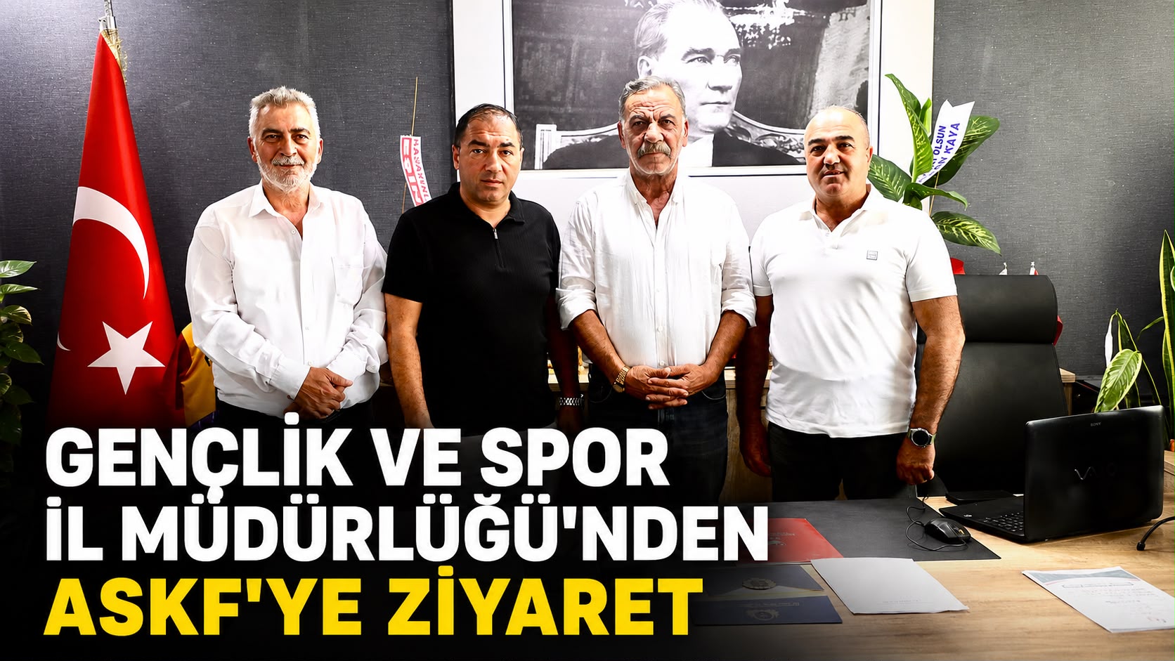 Ahmet Çelebi ve Cemil Budak’tan ASKF’ye Ziyaret: Yeni Sezon Öncesi Eksikler Masaya Yatırıldı