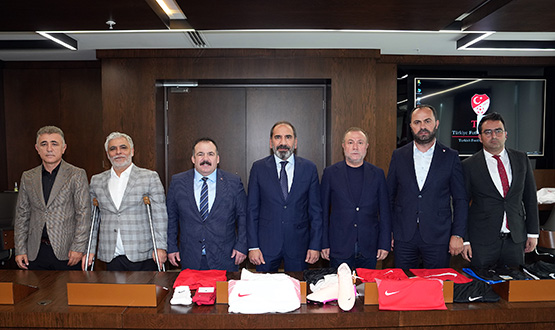 Engelli Spor Federasyonları Yöneticilerinden Otyakmaz'a Ziyaret