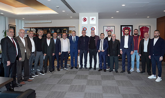 2. Lig Kulüpler Birliği'nden TFF Başkanı Hacıosmanoğlu'na Ziyaret