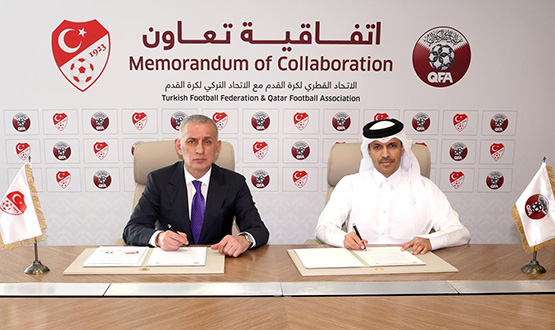 Katar Futbol Federasyonu ile İş Birliği Anlaşması İmzalandı